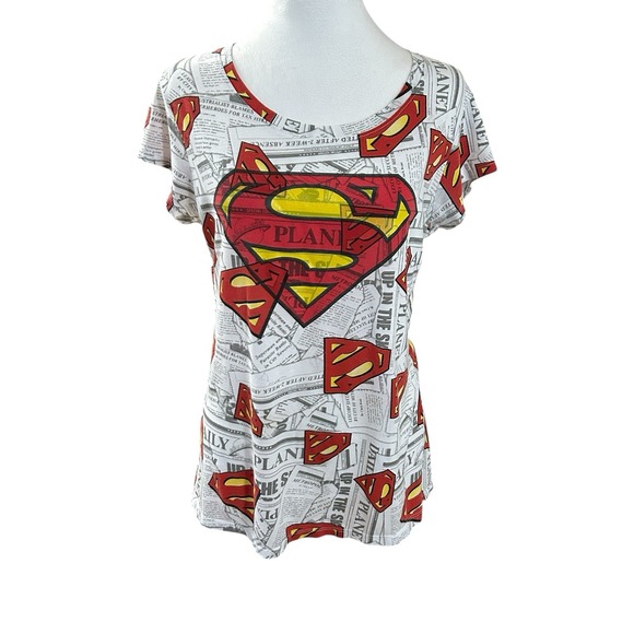 Superman Woman's T Shirt Sz XL‎ - Picture 1 of 5